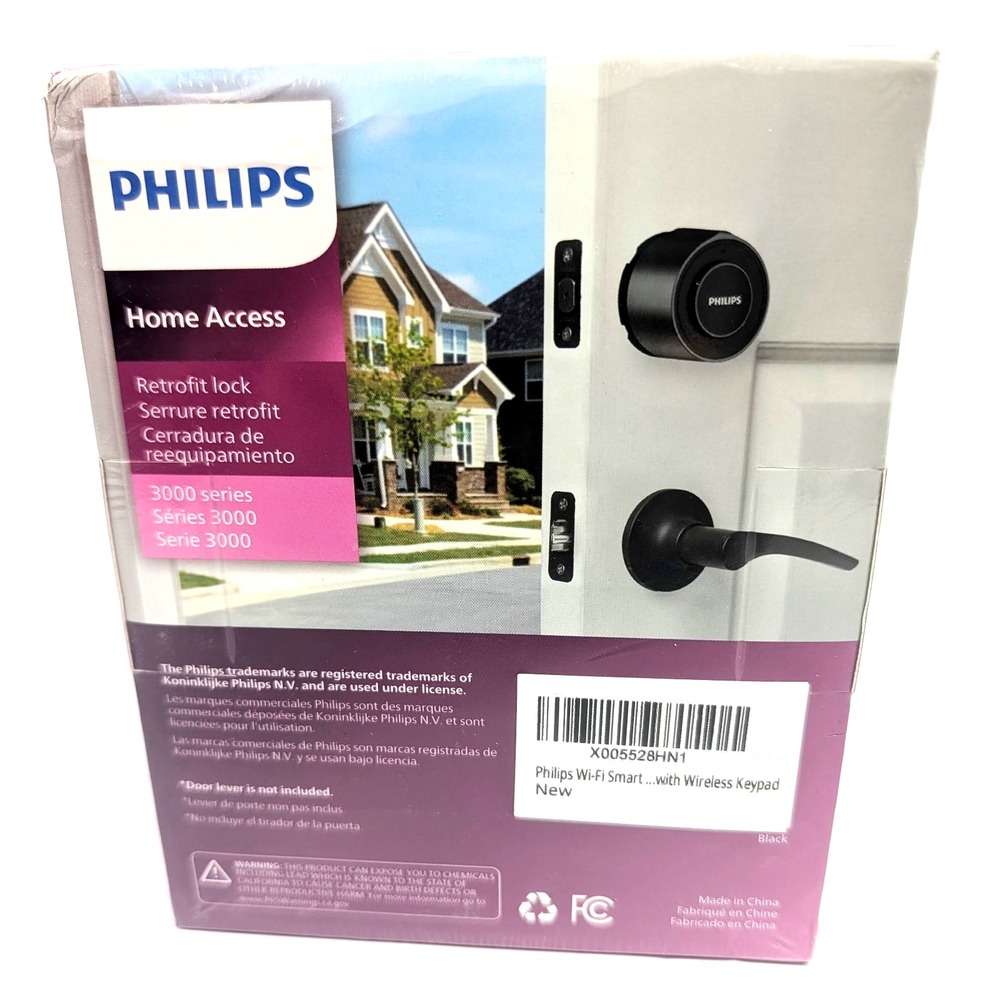 Philips 3000 Series Wi-Fi Retrofit Smart Lock with Keypad